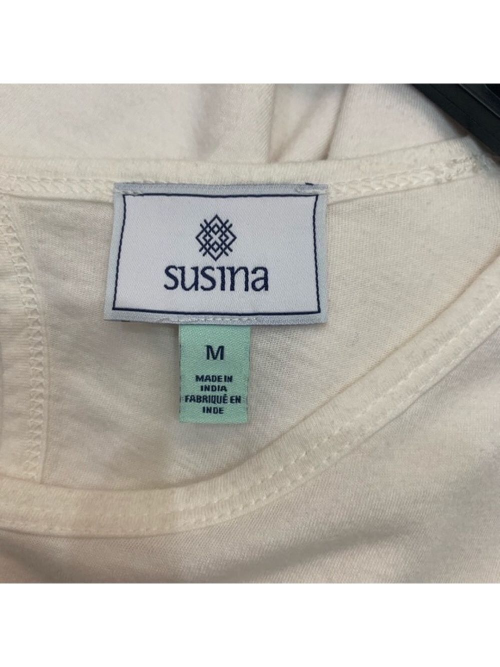 SUSINA Draped Ruffle Panel Tee - Picture 3 of 6